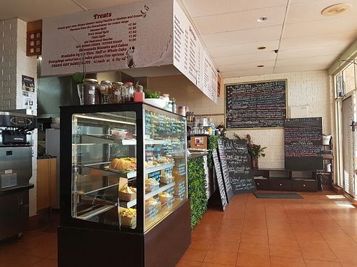 counter  at Ollies Cafe in Esperance