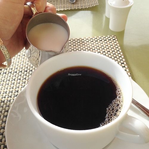 Coffee with almond milk  at Wynn Hotel - Tableau in Las Vegas