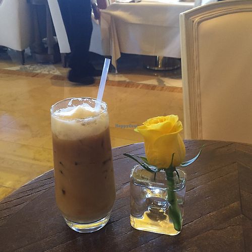 iced soy latte at Wynn Hotel - Tableau in Las Vegas