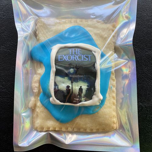 The Exorcist Cookie Dough Astrotart By Cosmic Bakery  at Rad Coffee in Upland
