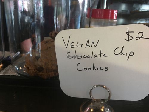 Vegan cookies at Blackbird Pizza in Portland