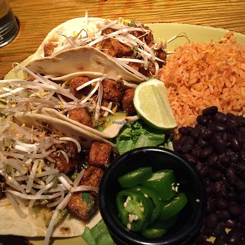 Herb O'Vores Tofu Tacos at Mad Mex in Scott Township