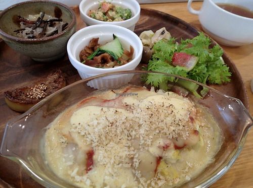 lunch set at Teru Cafe in Warabi