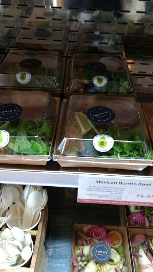 lunch choices at Pumpkin Brown in Edinburgh