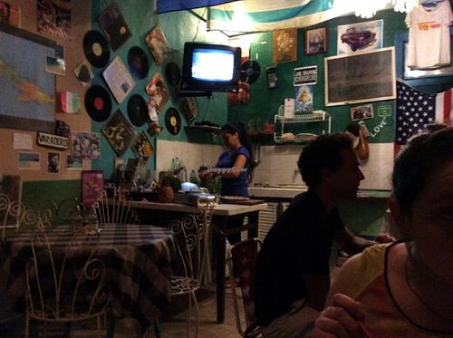 Inside at Somos Cuba in Havana