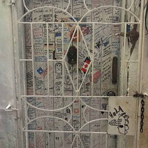 front door  at Somos Cuba in Havana