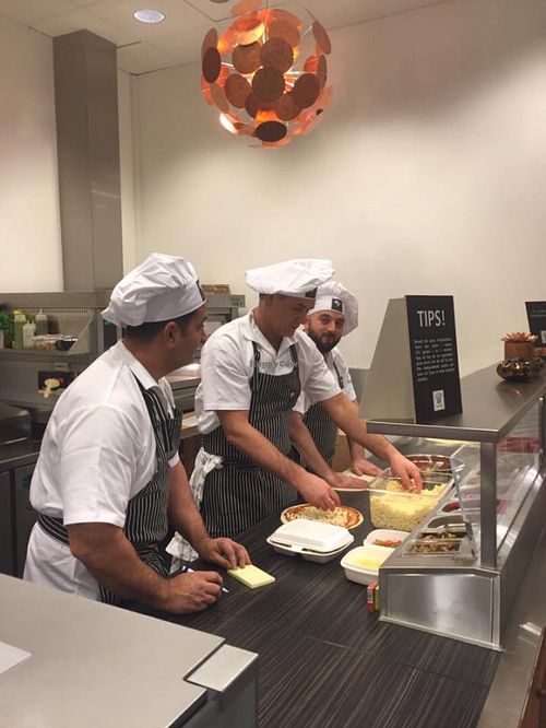 Inside the pizzeria. at La Pizza in Halmstad