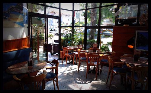 Inside of Kavarna Zvon. at Kavarna Zvon in Izola