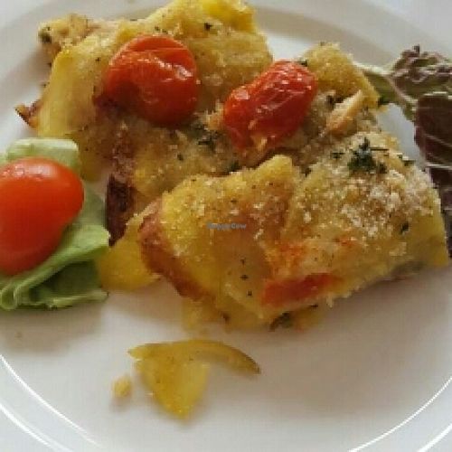 kartoffelauflauf vegan at Ristorante Sorrento in Bischofsheim