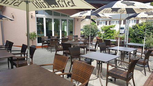 Sommerterrasse at Ristorante Sorrento in Bischofsheim