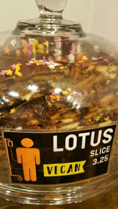 lotus slice vegan  at The Caffeine Drip in Edinburgh