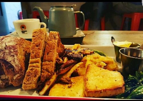 create your own vegan breakfast  at The Caffeine Drip in Edinburgh