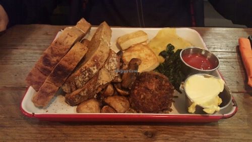 Vegan make-your-own breakfast  at The Caffeine Drip in Edinburgh