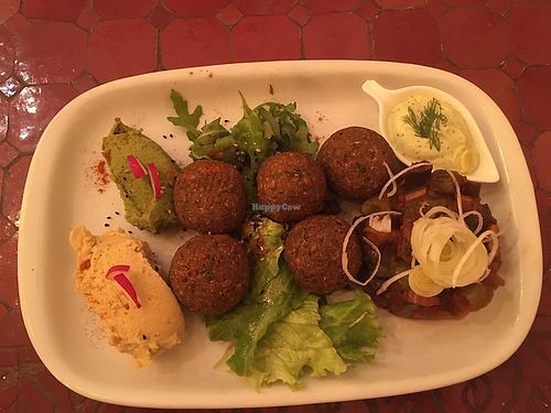 Falafel plate at Estudio Vegetariano in Lagos