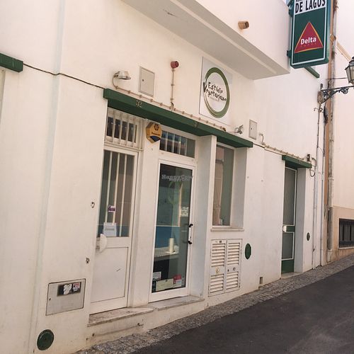 outside  at Estudio Vegetariano in Lagos