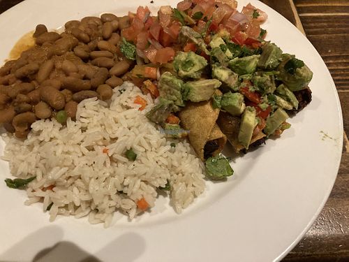  Vegan and gluten free jackfruit taquito   at El Charro in Tucson