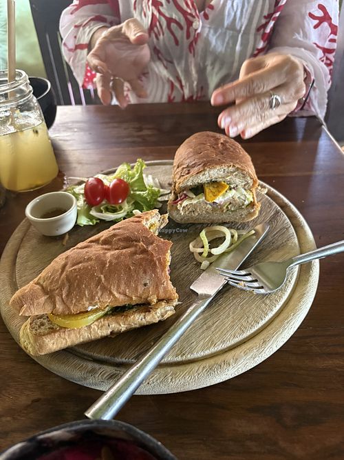 Vegan sandwich   at Coconut Monkey in Koh Tao