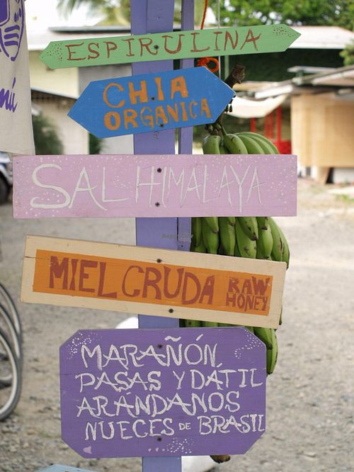 Some of the available foods at Namu Tienda Gourmet and Organica in Puerto Viejo De Talamanca