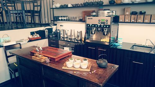 Tea-Bar at Queen Camellia Tea Room in Luzern