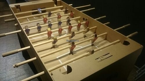 they've got a table kicker at SAP Bagel & Juice Bar - Stationsstraat in Maastricht