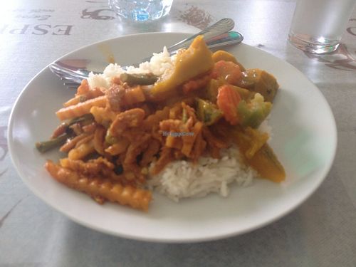 Options from the food bar at Sai Than Boon in Phuket