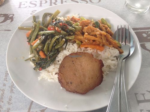 Options from the food bar at Sai Than Boon in Phuket