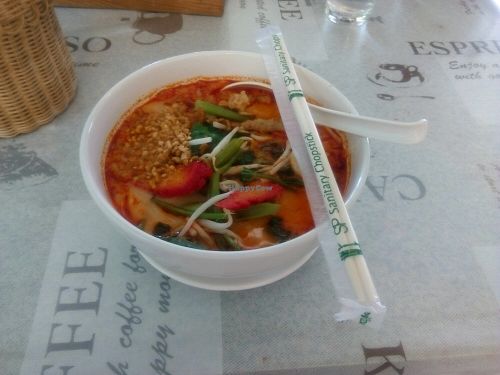 some sort of yummy 'quay teow nam' (noodle soup) at Sai Than Boon in Phuket