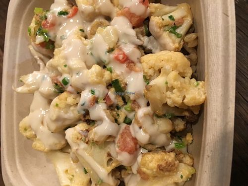 Cauliflower mujadra  at Shouk in Washington