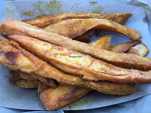 Sweet potato fries at Shouk in Washington