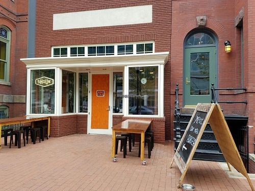 outside  at Shouk in Washington