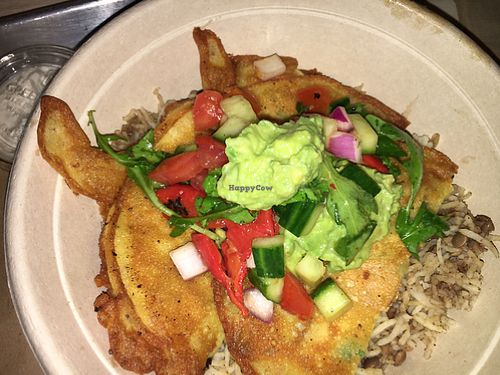 Breakfast Pita as Mujadra Bowl at Shouk in Washington