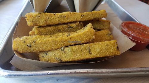 polenta fries at Shouk in Washington