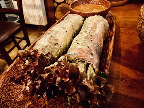 summer rolls #Veganuary at Anh Dao in Berlin