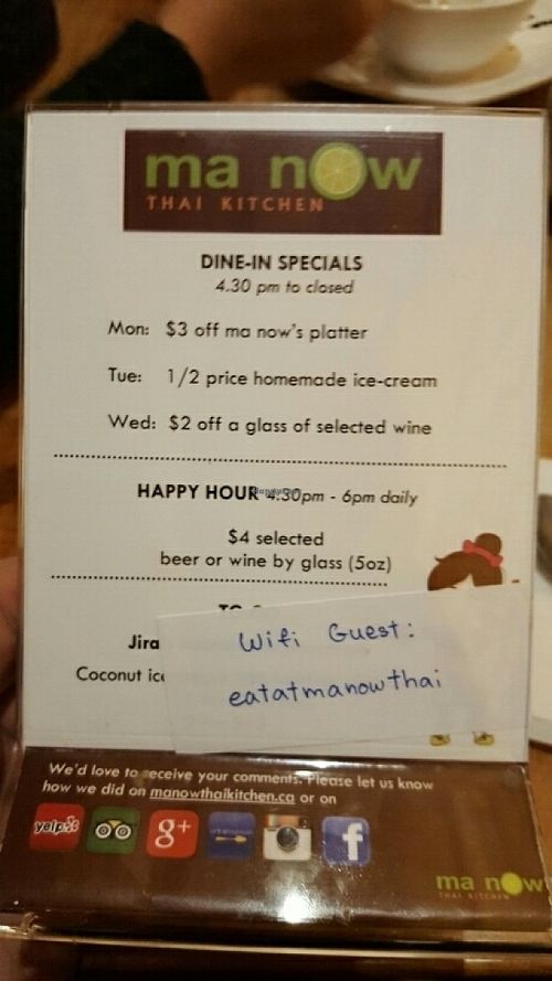 Deals at Ma Now Thai Kitchen in Port Coquitlam