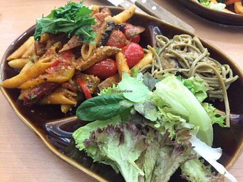 Penne at Veggle Cafe in Kowloon