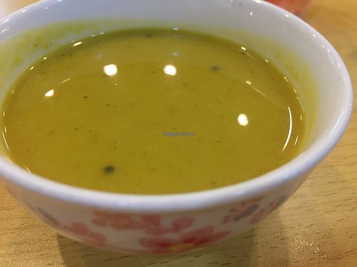 Soup at Veggle Cafe in Kowloon