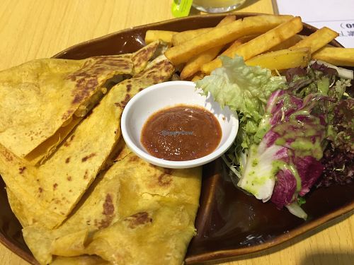 Quesadilla at Veggle Cafe in Kowloon