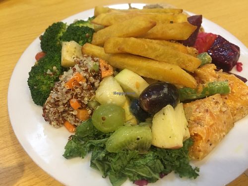 Salad at Veggle Cafe in Kowloon