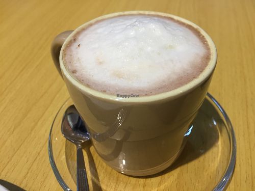 Soy chocolate at Veggle Cafe in Kowloon