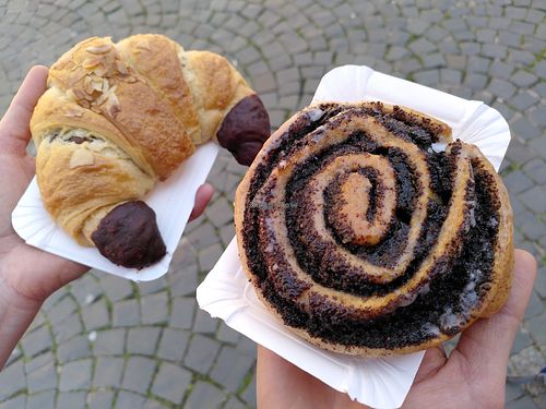 Sweets from the bakery.  at Mutter Erde Naturkost in Saarbrucken