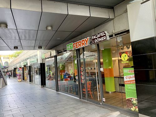 outside at Cigköftem in Hannover