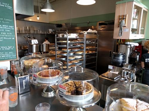Kitchen and counter at Proper Pie Co. in Richmond