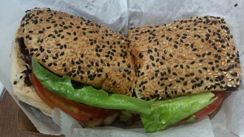 Yakiniku Mushroom sandwich at Chef Icon Nature Bakery - Kampong Bahru Rd in Central Singapore