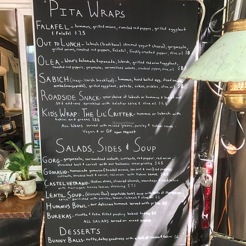 menu as of May 2017! at Wolf and Bear's Food Cart - Downtown in Portland