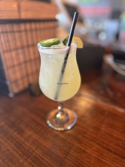 Jalapeño Ginger Margarita #Veganuary at Graze in Nashville