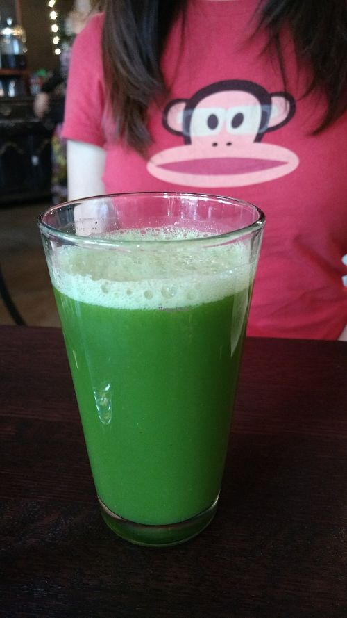 green juice at Graze in Nashville