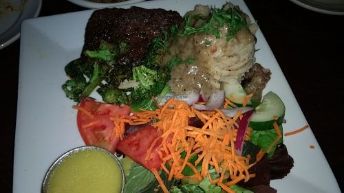 hearty "steak" and mashed at Graze in Nashville