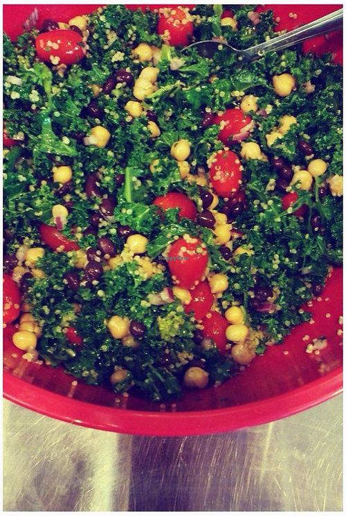 Tabouli Protein Salad (vegan) at Spokes Bike Cafe in Squamish