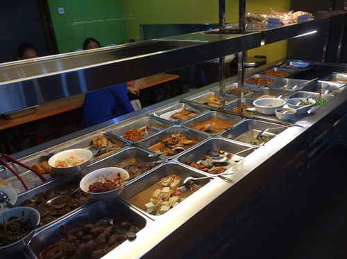 Buffet at MV Medan Vegetarian in Medan