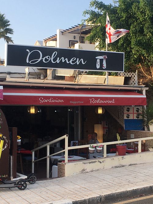 The restaurant at Dolmen Bar in Lanzarote